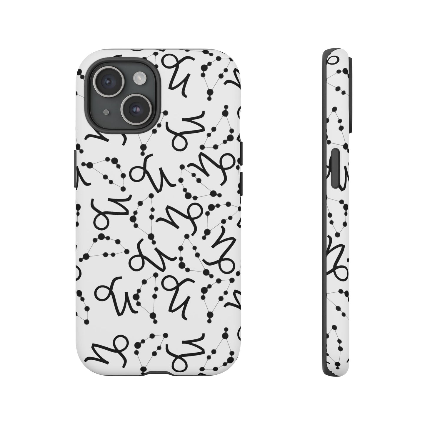 Tough Cases with the Capricorn Zodiac sign for iPhone, Samsung Galaxy, and Google Pixel devices
