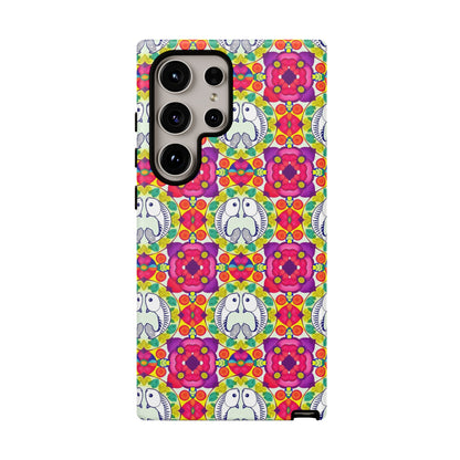 Tough Cases, Pisces, Zodiac v2, Flower Pattern