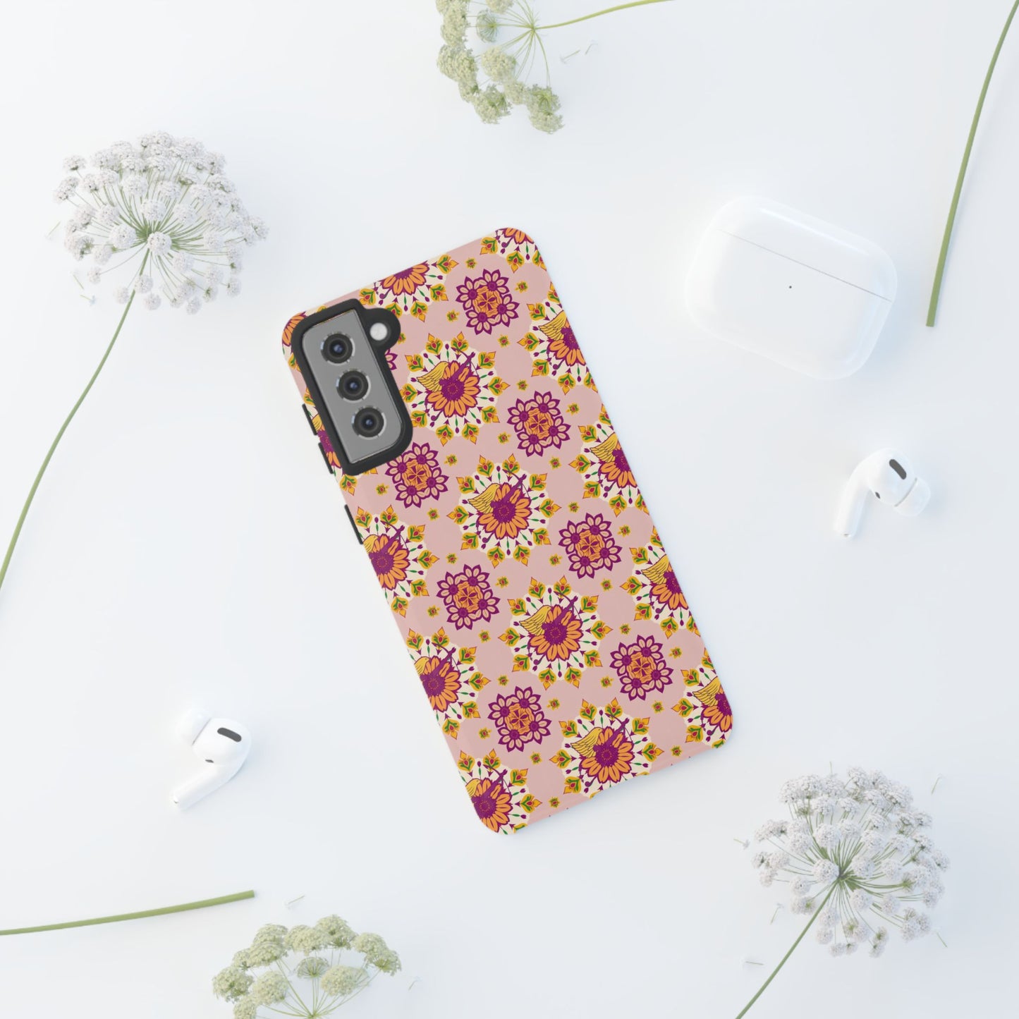 Tough Cases, Sagittarius, Zodiac v4, Flower Pattern
