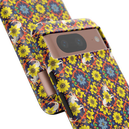 Tough Cases, Aquarius, Zodiac v3, Flower Pattern