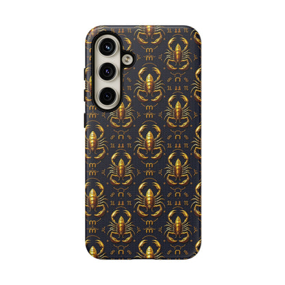 Tough Cases, Scorpio, Zodiac, Metal Pattern
