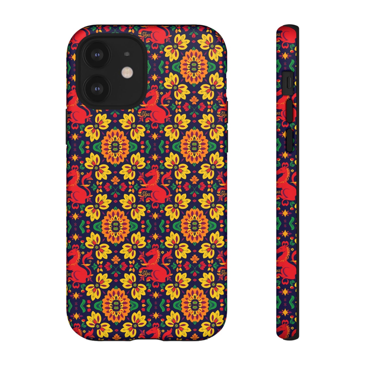 Tough Cases, Virgo, Zodiac v2, Flower Pattern