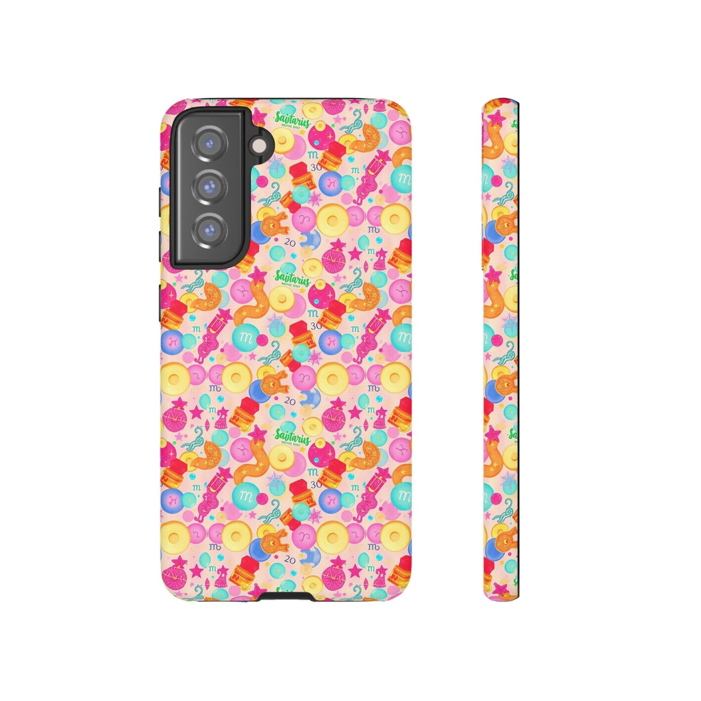 Tough Cases, Sagittarius, Zodiac v2, Bubble Pattern
