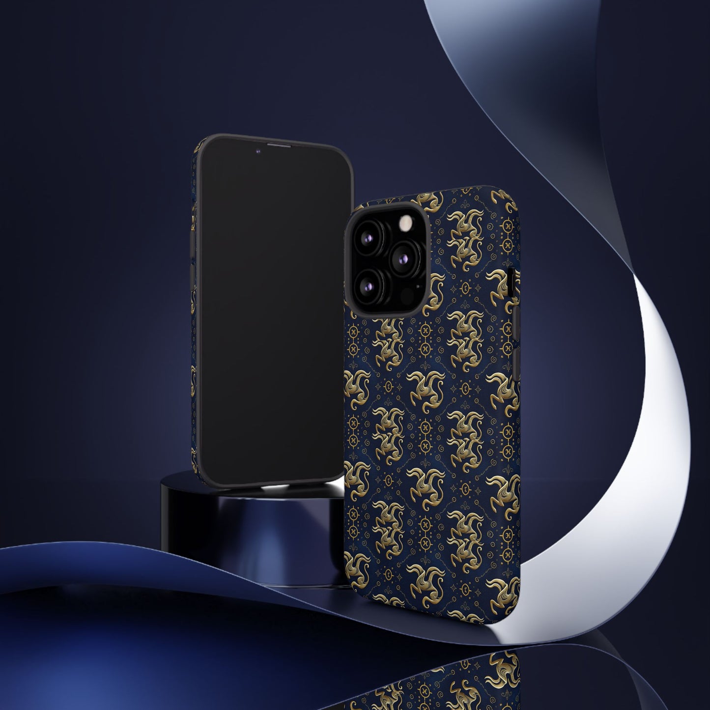 Tough Cases, Aquarius, Zodiac v2, Metal Pattern