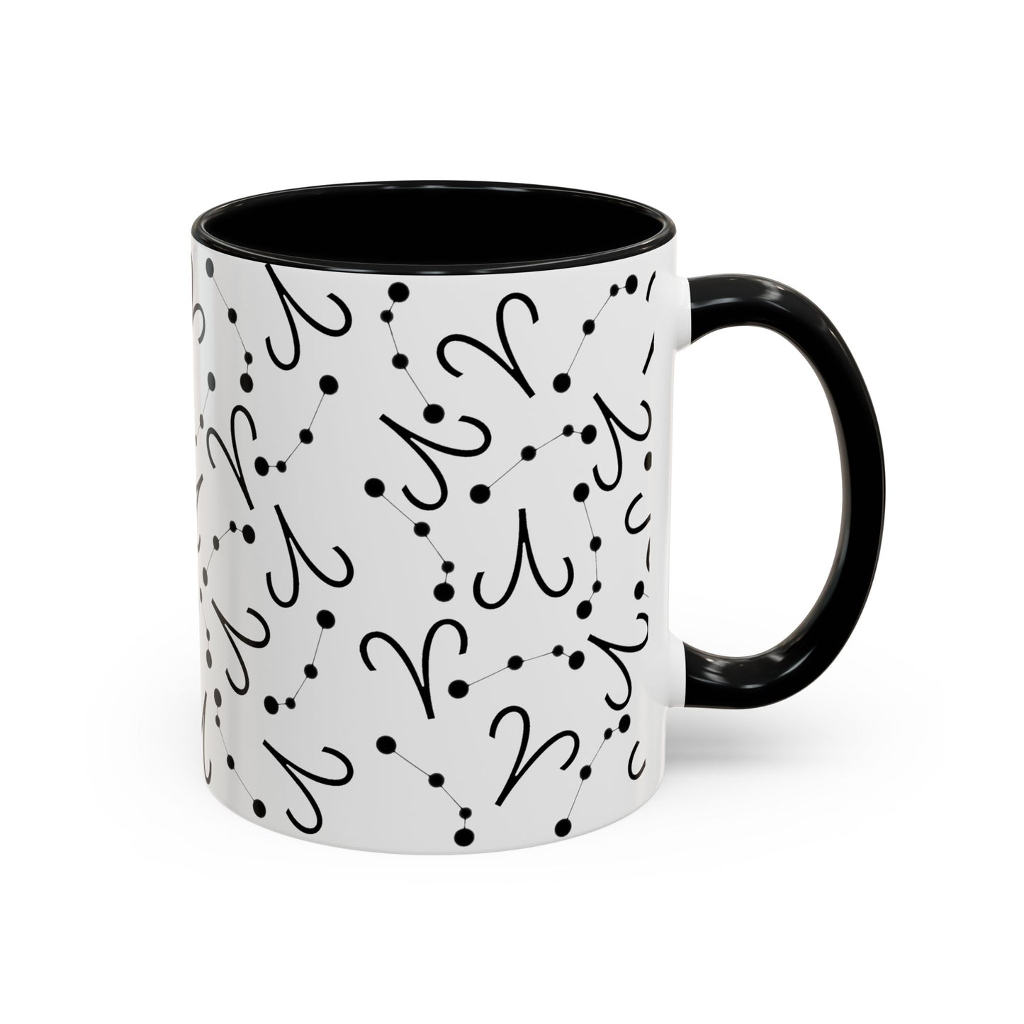 Accent Coffee Mug with the Aries sign (11, 15oz)