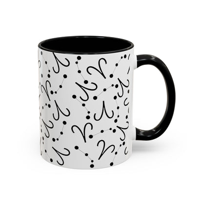 Accent Coffee Mug with the Aries sign (11, 15oz)