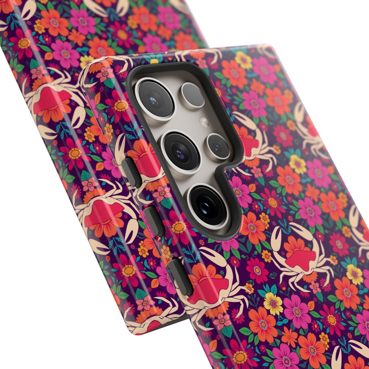 Tough Cases, Cancer, Zodiac v1, Flower Pattern