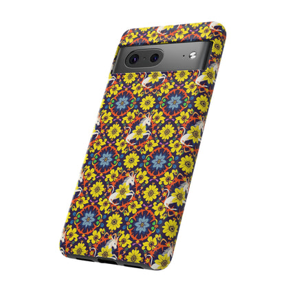 Tough Cases, Aquarius, Zodiac v3, Flower Pattern