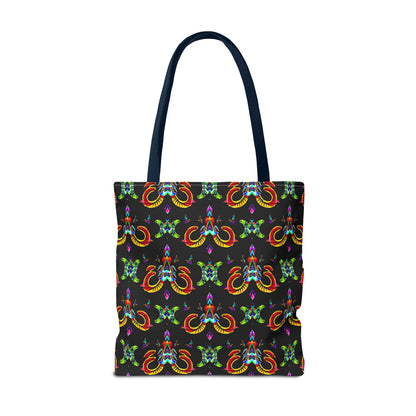 Tote Bag (AOP), Aries, Zodiac, Jewel Pattern