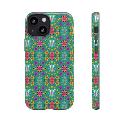 Tough Cases, Aquarius, Zodiac v4, Flower Pattern