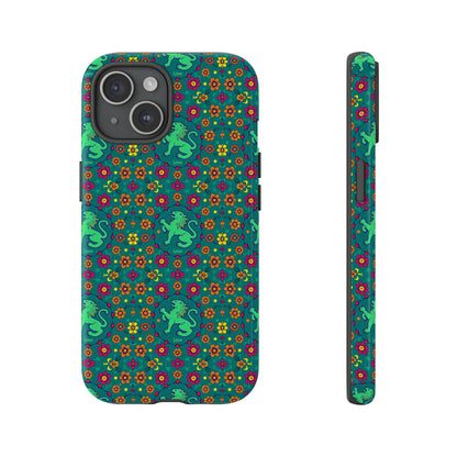 Tough Cases, Leo, Zodiac v3, Flower Pattern