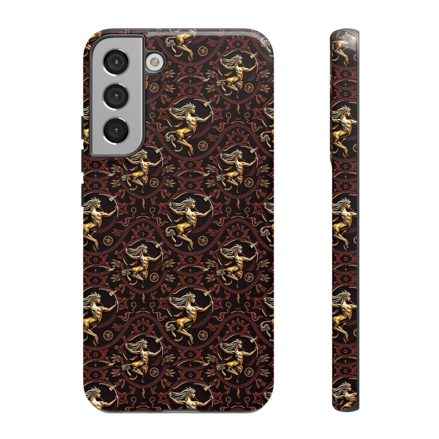 Tough Cases, Sagittarius, Zodiac, Metal Pattern