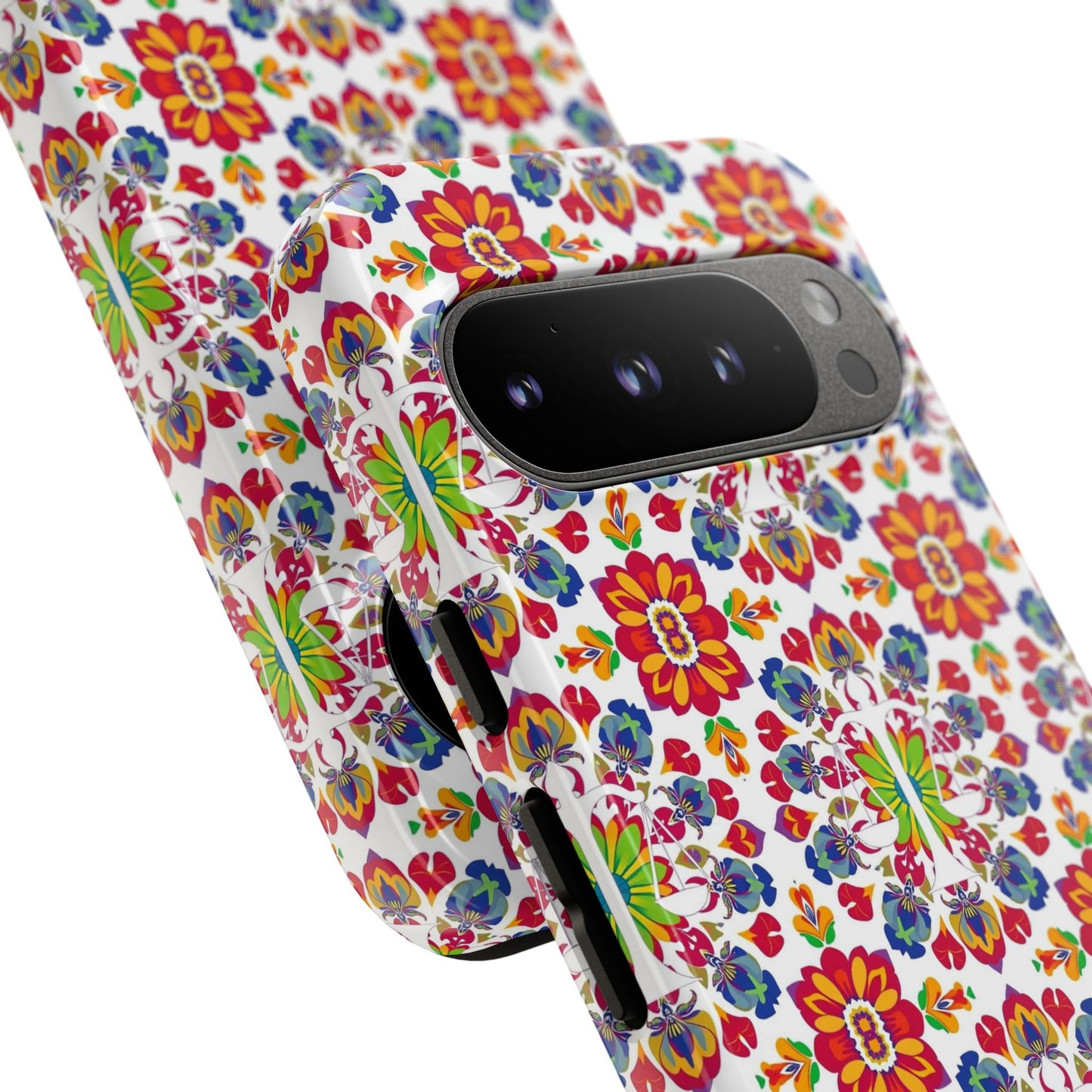 Tough Cases, Libra, Zodiac v1, Flower Pattern