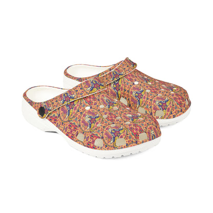 EVA Foam Rubber Shoes, (AOP), Taurus, Zodiac v4, Pattern