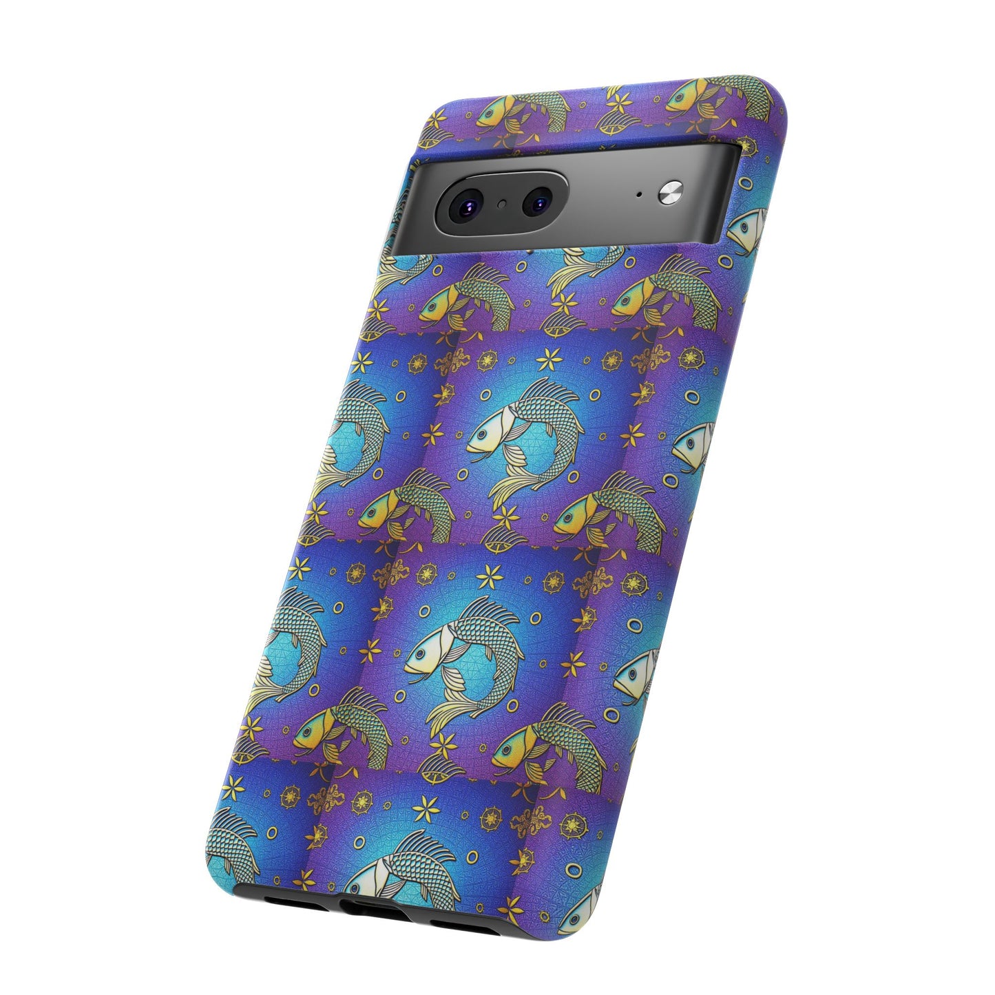 Tough Cases, Pisces, Zodiac v2, Metal Pattern