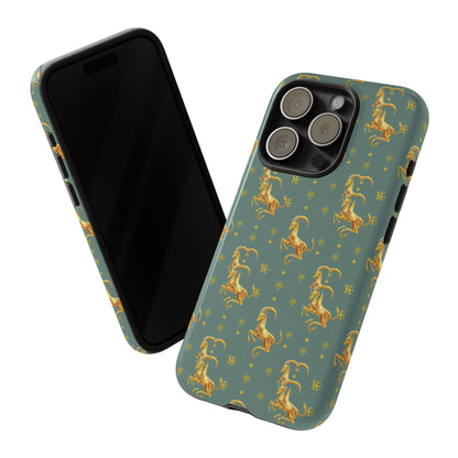 Tough Cases, Capricorn, Zodiac v1, Metal Pattern