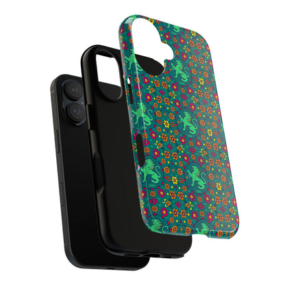 Tough Cases, Leo, Zodiac v3, Flower Pattern