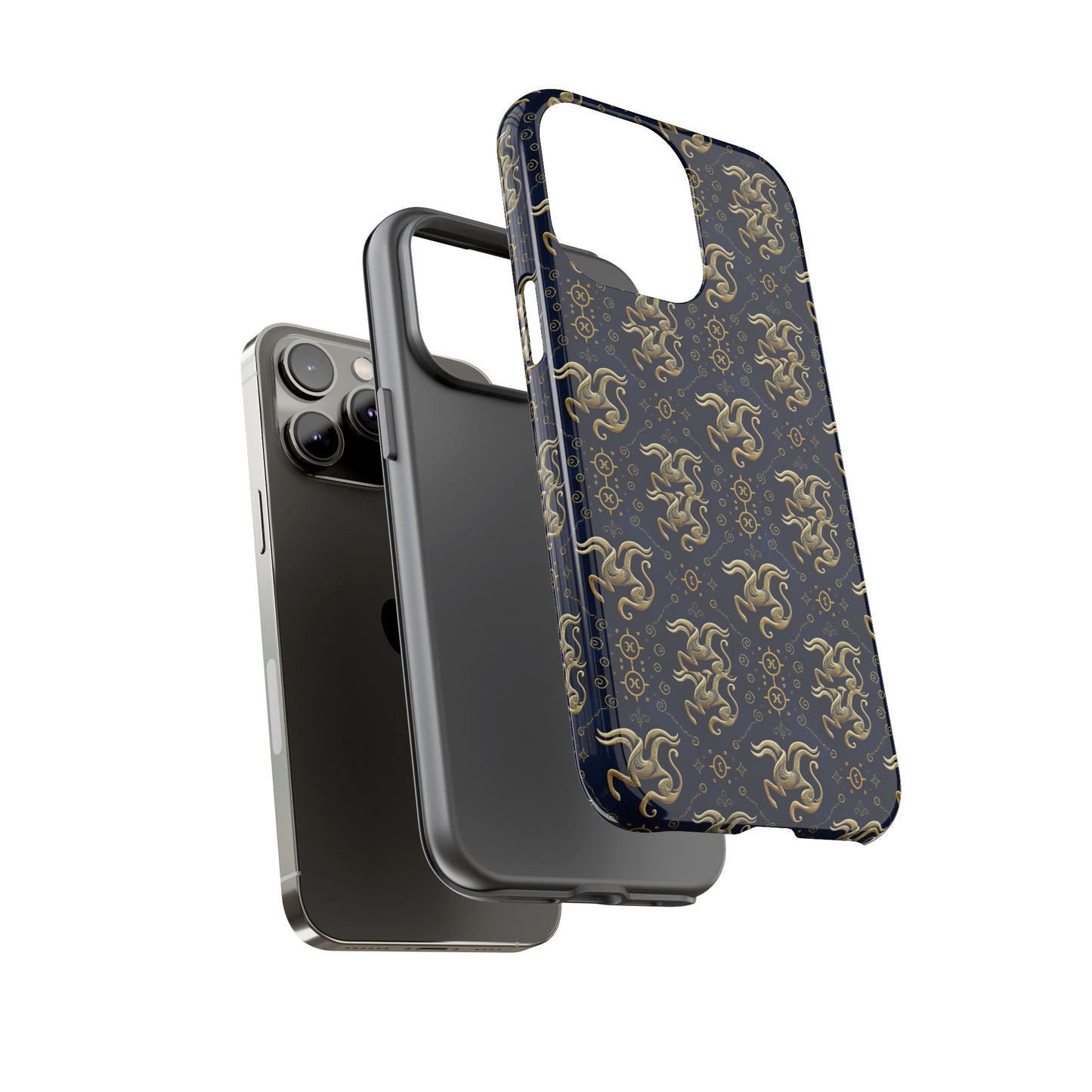 Tough Cases, Aquarius, Zodiac v2, Metal Pattern