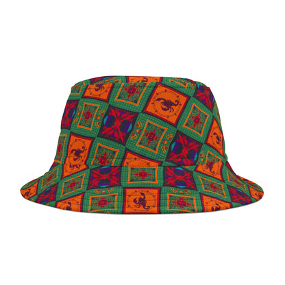 Bucket Hat, (AOP), Scorpio, Zodiac, Shape Pattern
