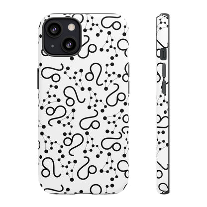Tough Cases with the Leo Zodiac sign for iPhone, Samsung Galaxy, and Google Pixel devices