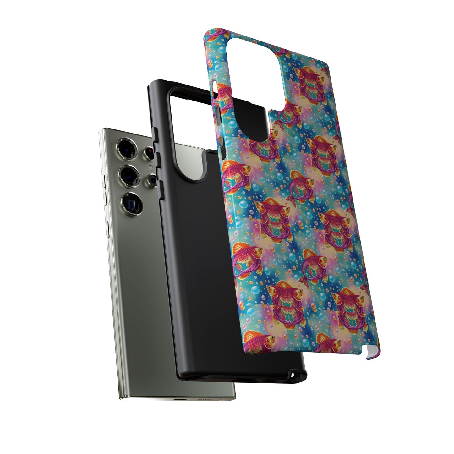 Tough Cases, Pisces, Zodiac v1, Bubble Pattern