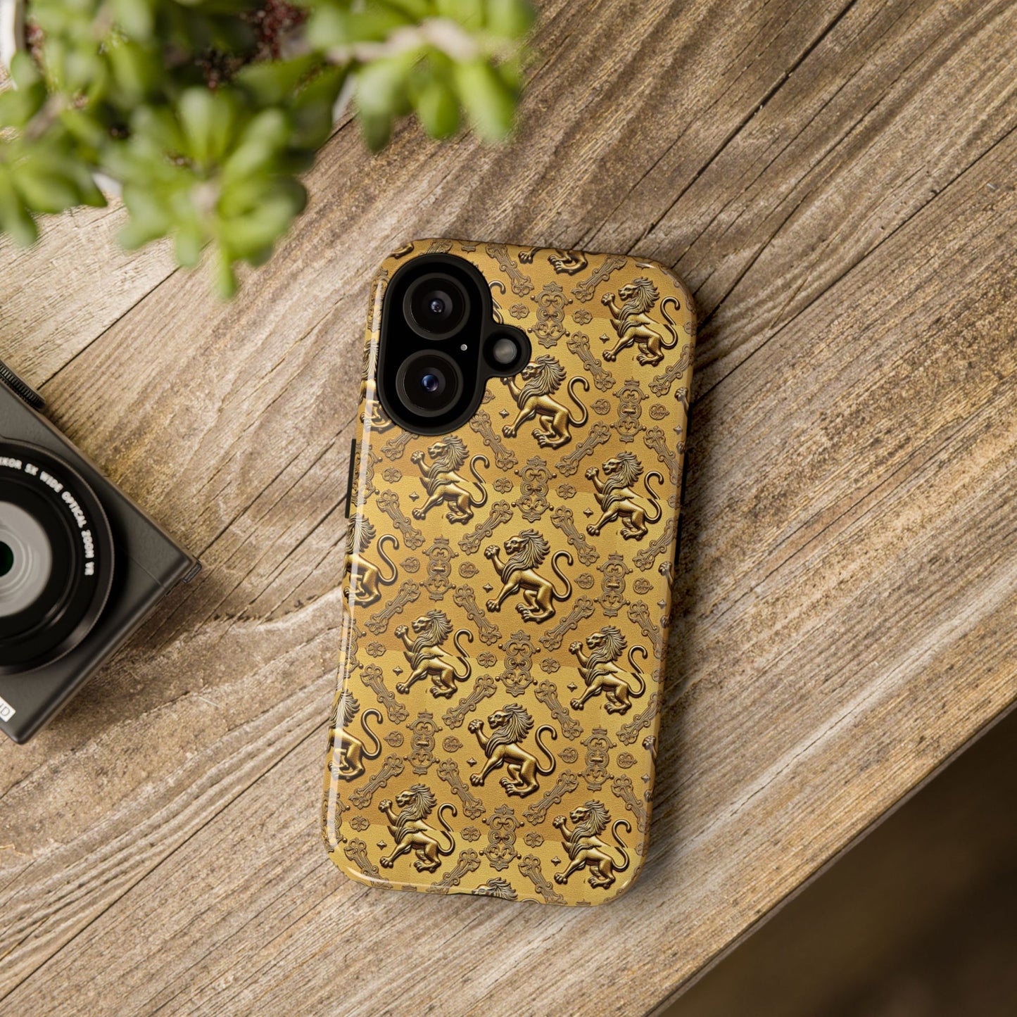 Tough Cases, Leo, Zodiac, Metal Pattern