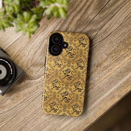 Tough Cases, Leo, Zodiac, Metal Pattern