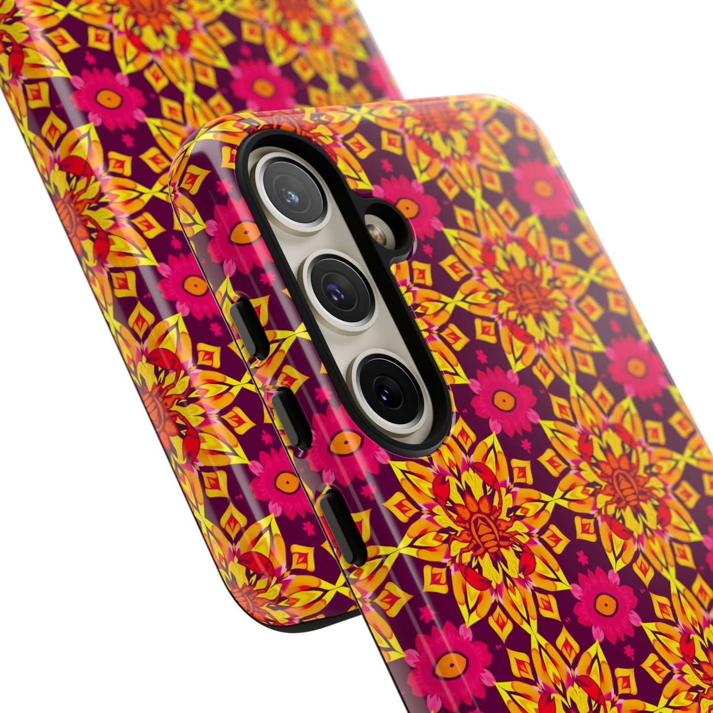 Tough Cases, Scorpio, Zodiac v1, Flower Pattern