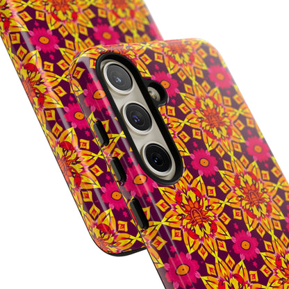 Tough Cases, Scorpio, Zodiac v1, Flower Pattern