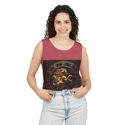 Unisex Garment-Dyed, Tank Top, Virgo Design, Planet Animal, 100% US cotton
