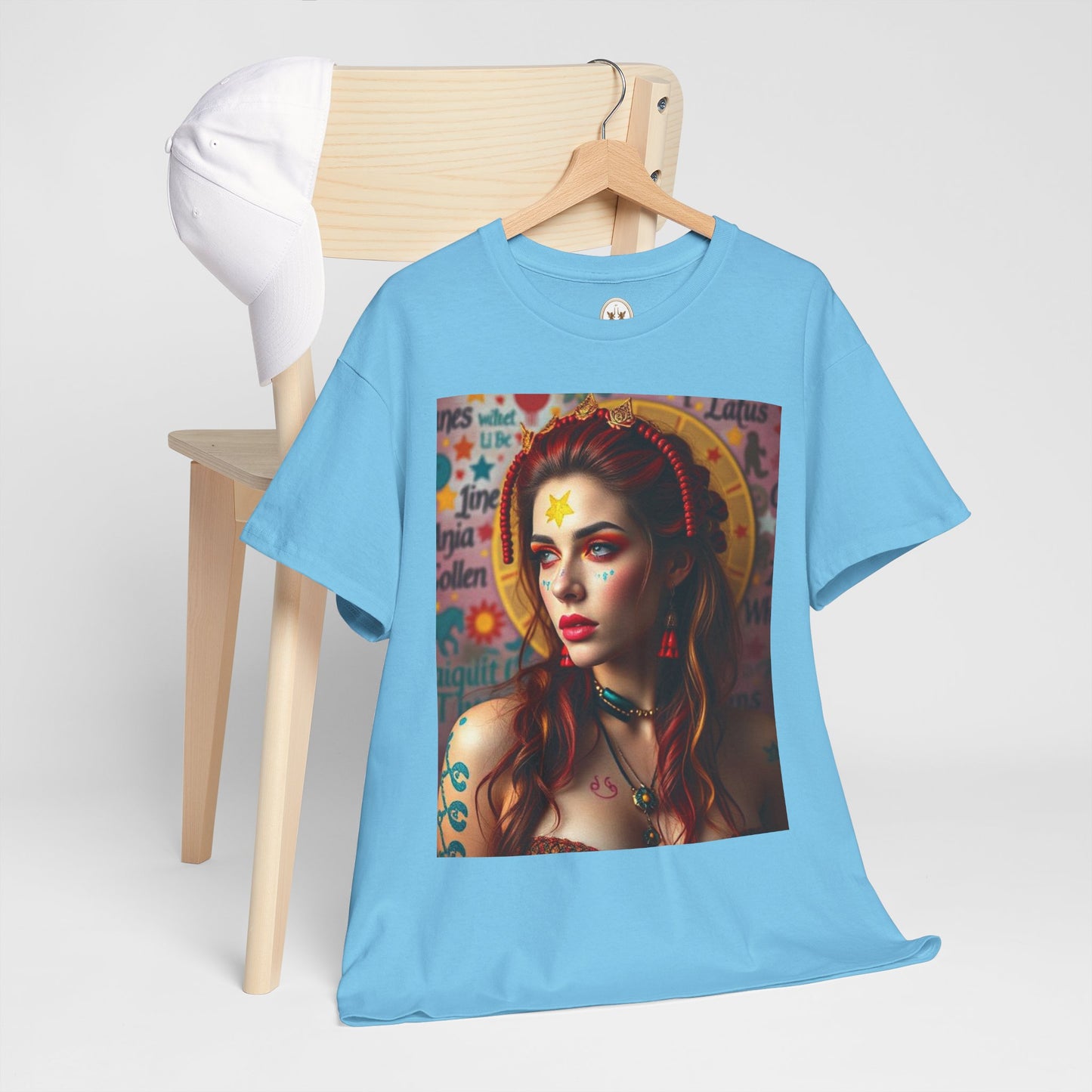 Unisex Heavy Cotton T-Shirt, Sagittarius, Zodiac, Sexy Art