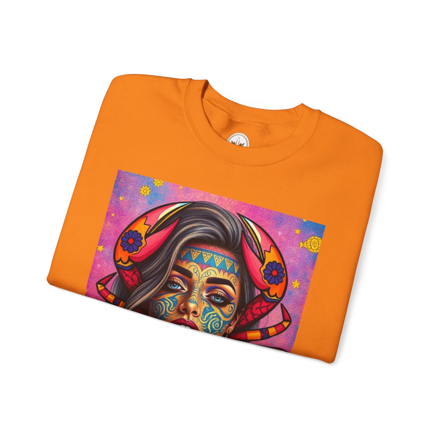 Unisex Heavy Blend™ Crewneck Sweatshirt, Cancer, Zodiac, Sexy Pattern