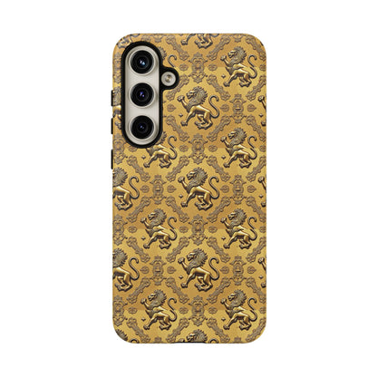 Tough Cases, Leo, Zodiac, Metal Pattern