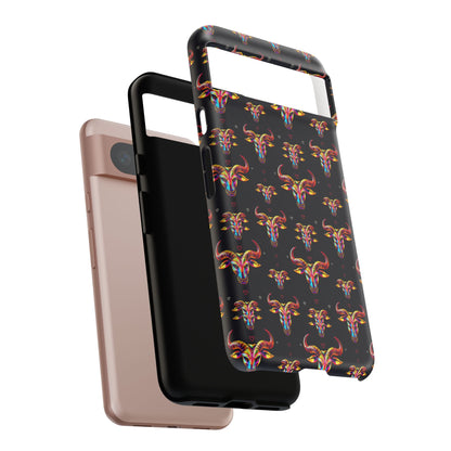Tough Cases, Taurus, Zodiac, Metal Pattern