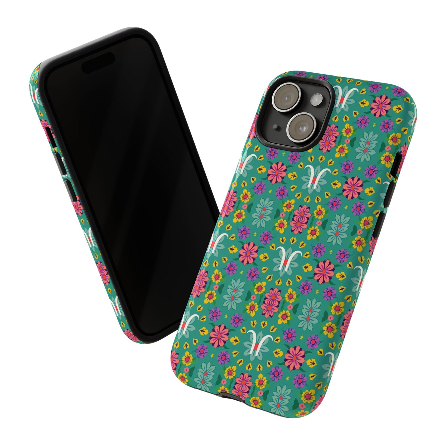 Tough Cases, Aquarius, Zodiac v4, Flower Pattern
