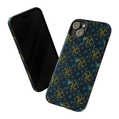Tough Cases, Aquarius, Zodiac v2, Bubble Pattern