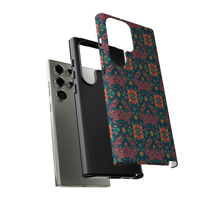 Tough Cases, Cancer, Zodiac v4, Flower Pattern
