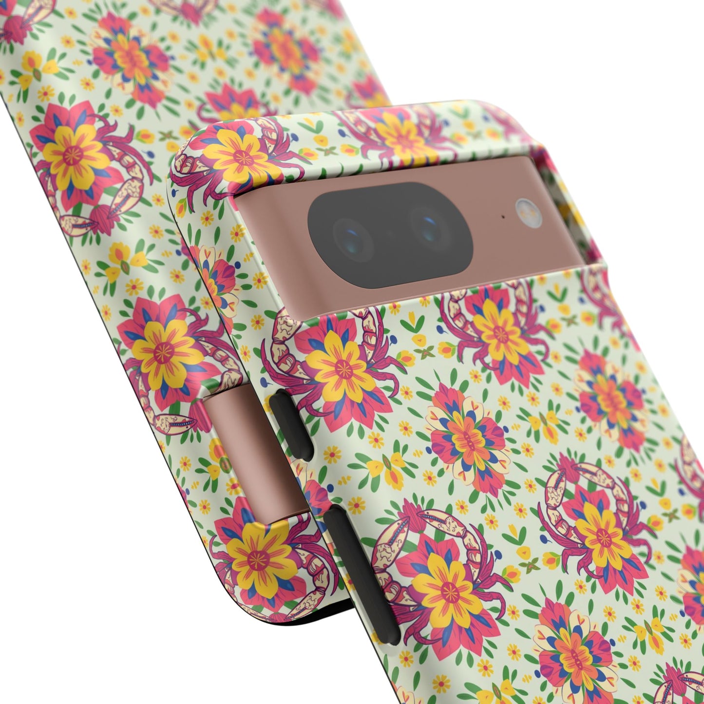 Tough Cases, Cancer, Zodiac v3, Flower Pattern