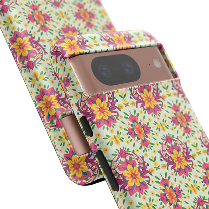 Tough Cases, Cancer, Zodiac v3, Flower Pattern