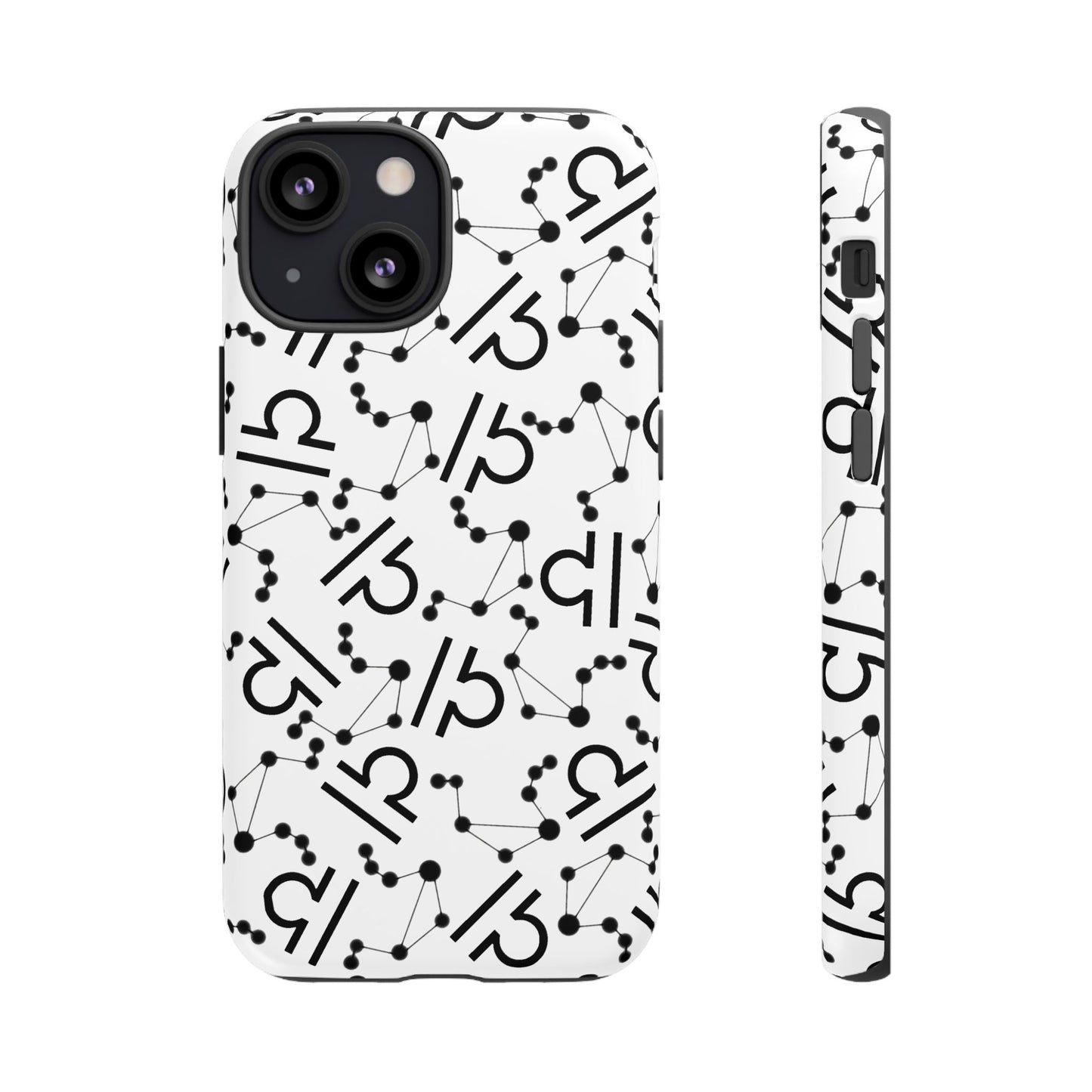 Tough Cases with the Libra Zodiac sign for iPhone, Samsung Galaxy, and Google Pixel devices