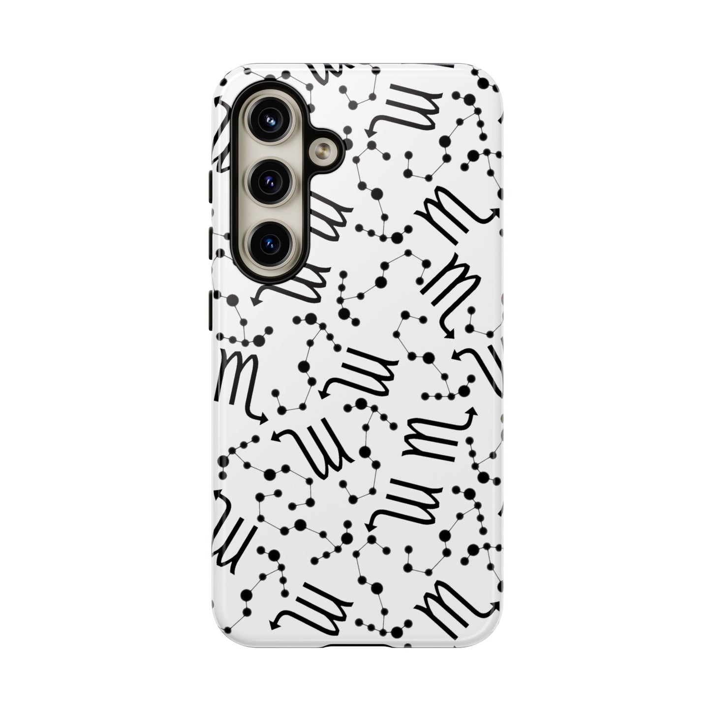 Tough Cases with the Scorpio Zodiac sign for iPhone, Samsung Galaxy, and Google Pixel devices