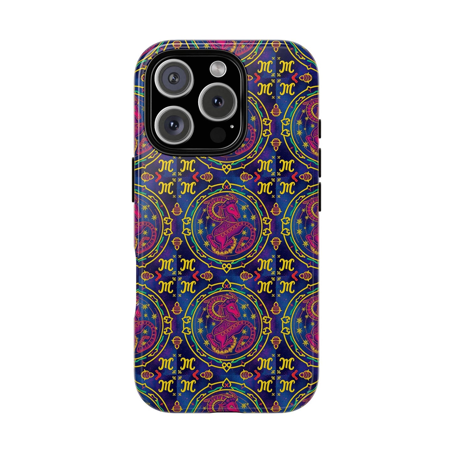 Tough Cases, Capricorn, Zodiac, Metal Pattern
