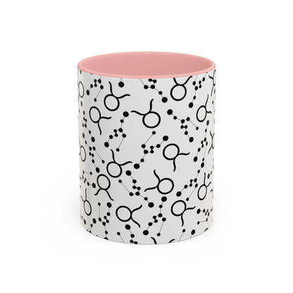 Accent Coffee Mug with the Taurus Zodiac sign (11, 15oz)