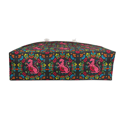 Weekender Bag, Virgo, Zodiac, Flower Pattern
