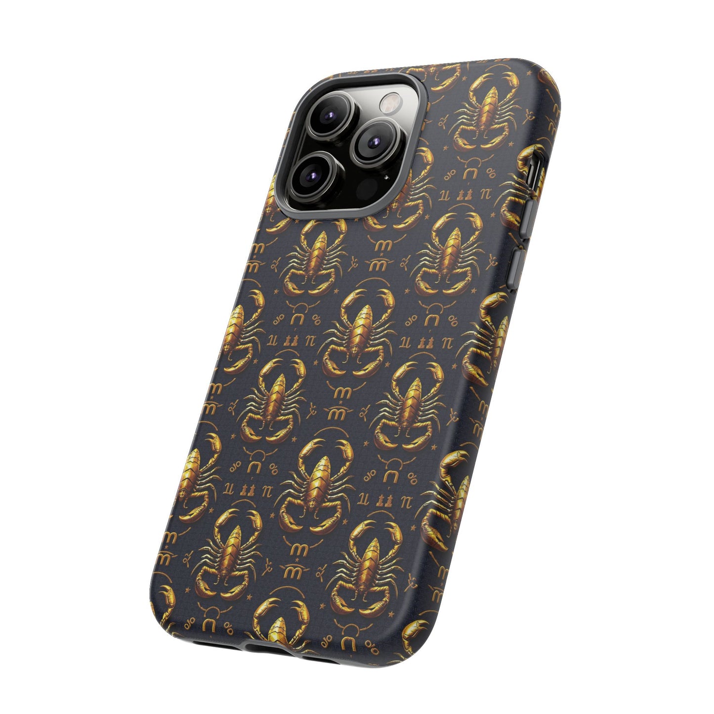 Tough Cases, Scorpio, Zodiac, Metal Pattern