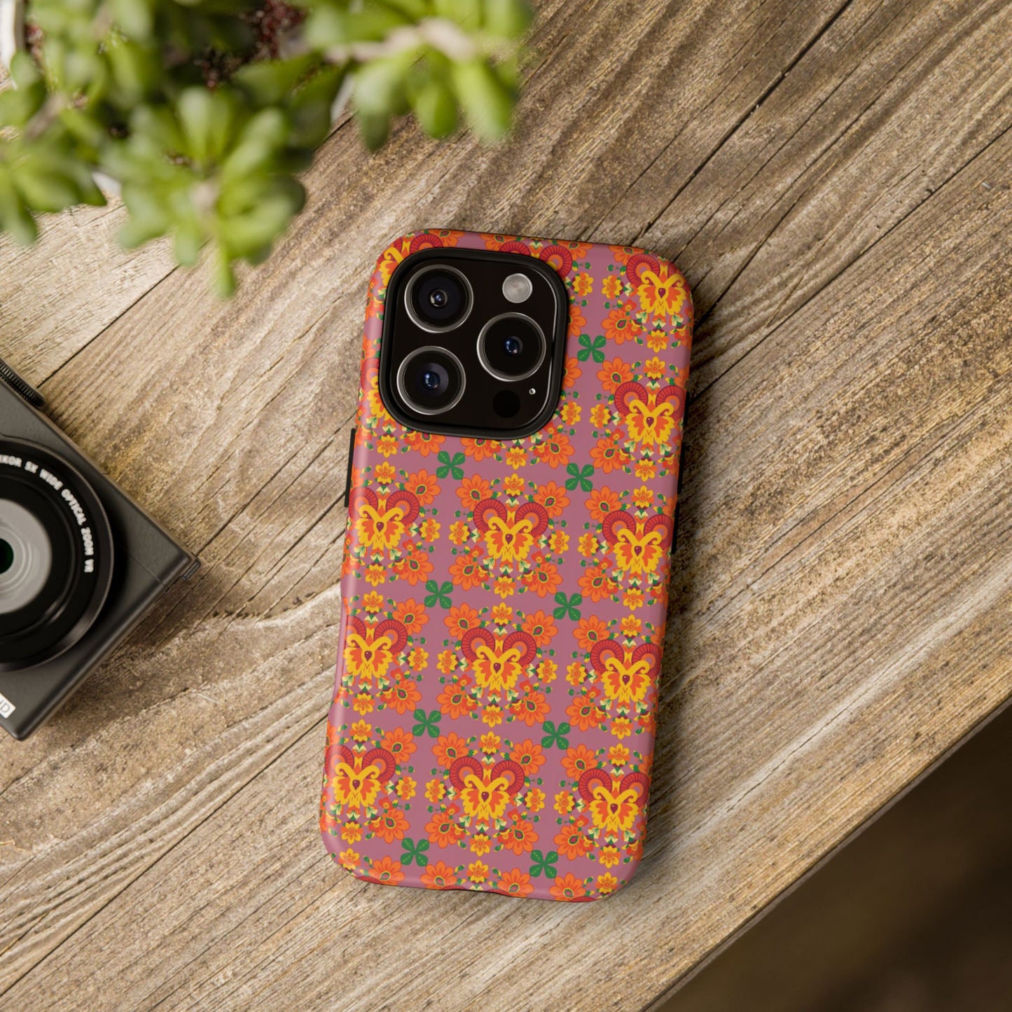 Tough Cases, Aries, Zodiac v1, Flower Pattern