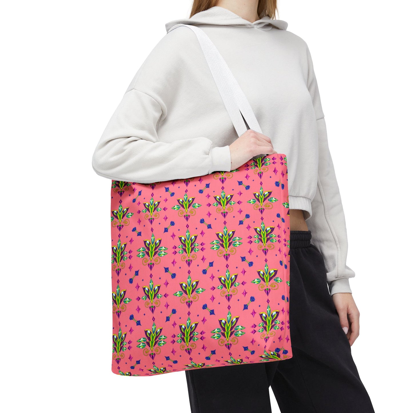 Tote Bag (AOP), Aquarius, Zodiac, Jewel Pattern