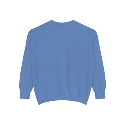 Garment-Dyed Sweatshirt, Unisex, Space Animal Design v1, Virgo