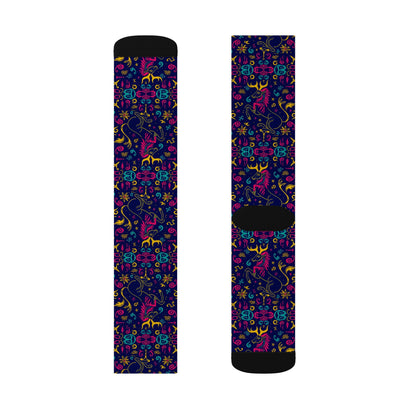 Sublimation Socks, Aquarius, Zodiac v3, Pattern