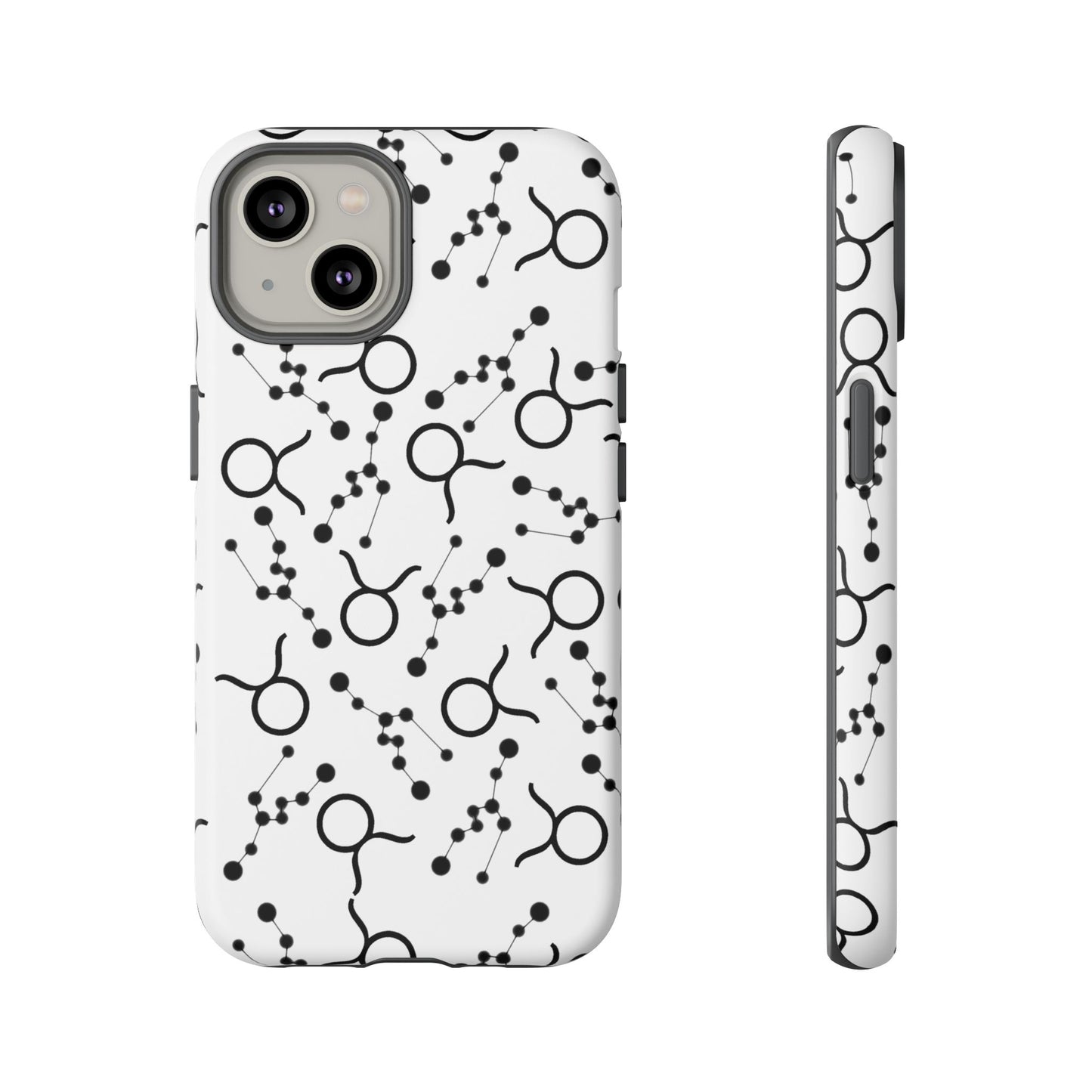 Tough Cases with the Taurus Zodiac sign for iPhone, Samsung Galaxy, and Google Pixel devices